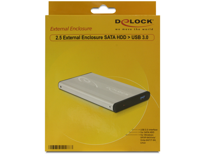 Delock Products 42486 Delock 2.5″ External Enclosure SATA HDD / SSD